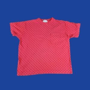 Vintage Sportable Plus Polka Dot Blouse Plus Size Cotton